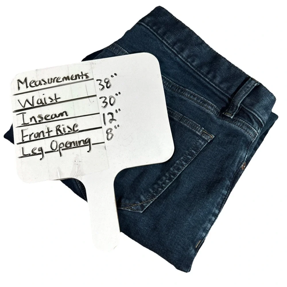 Banana Republic Jeans Men's 36x30 (38x30) Dark Wash Traveler Slim Fit Stretch